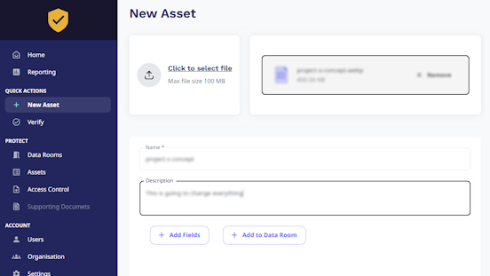 Register & Value Assets